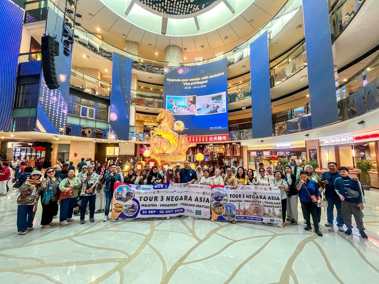 Rombongan di Genting Highlands
