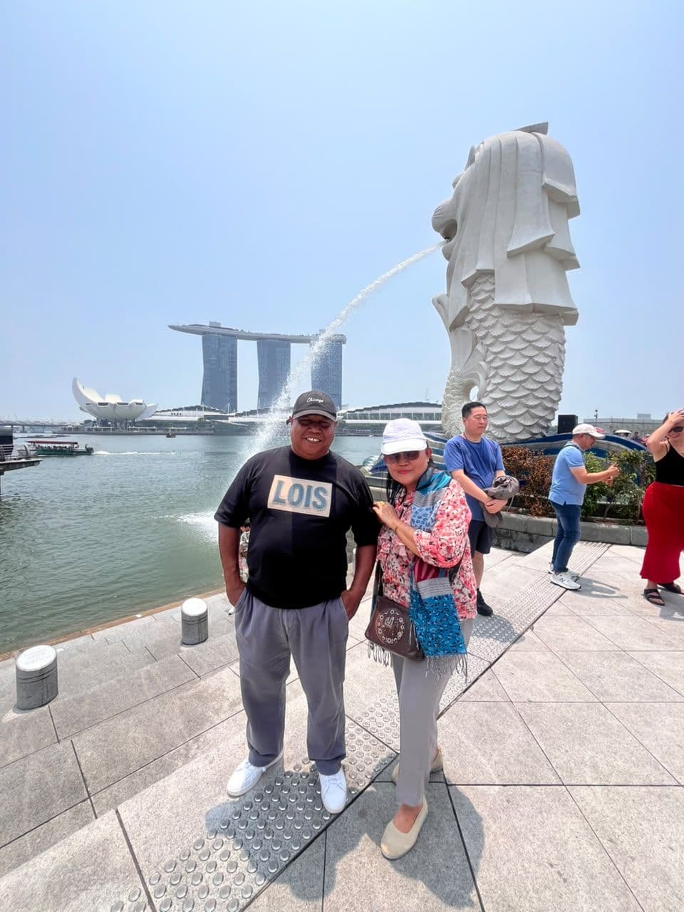 Merlion dan Marina Bay Sands