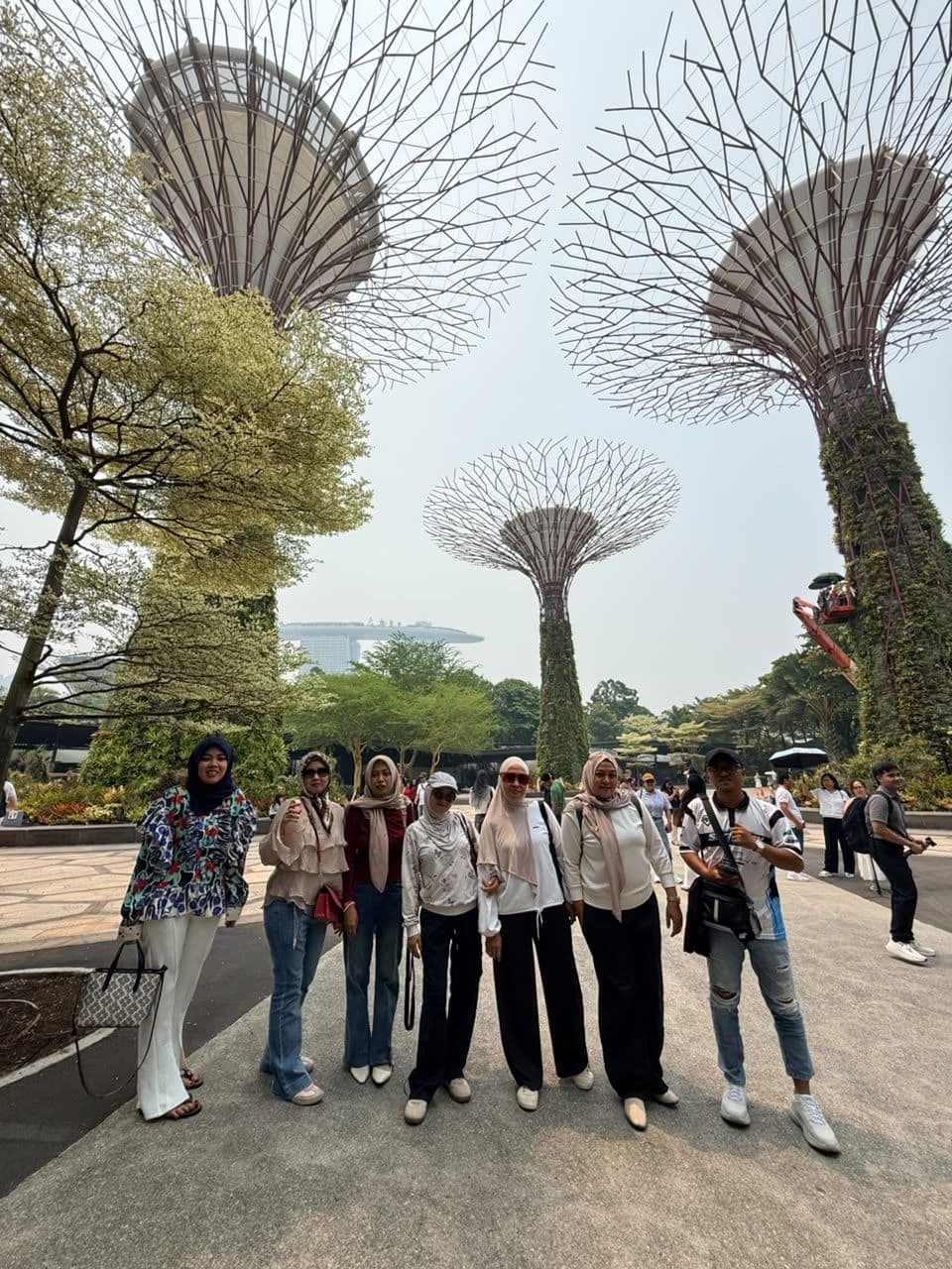 Pohon Supertree di Gardens by the Bay